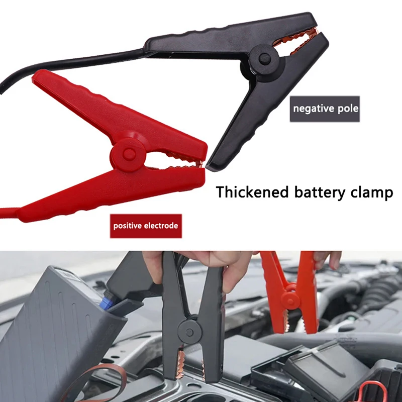 

1Pcs Battery clip Connector Emergency Jumper Cable Clamp Booster Battery Clips