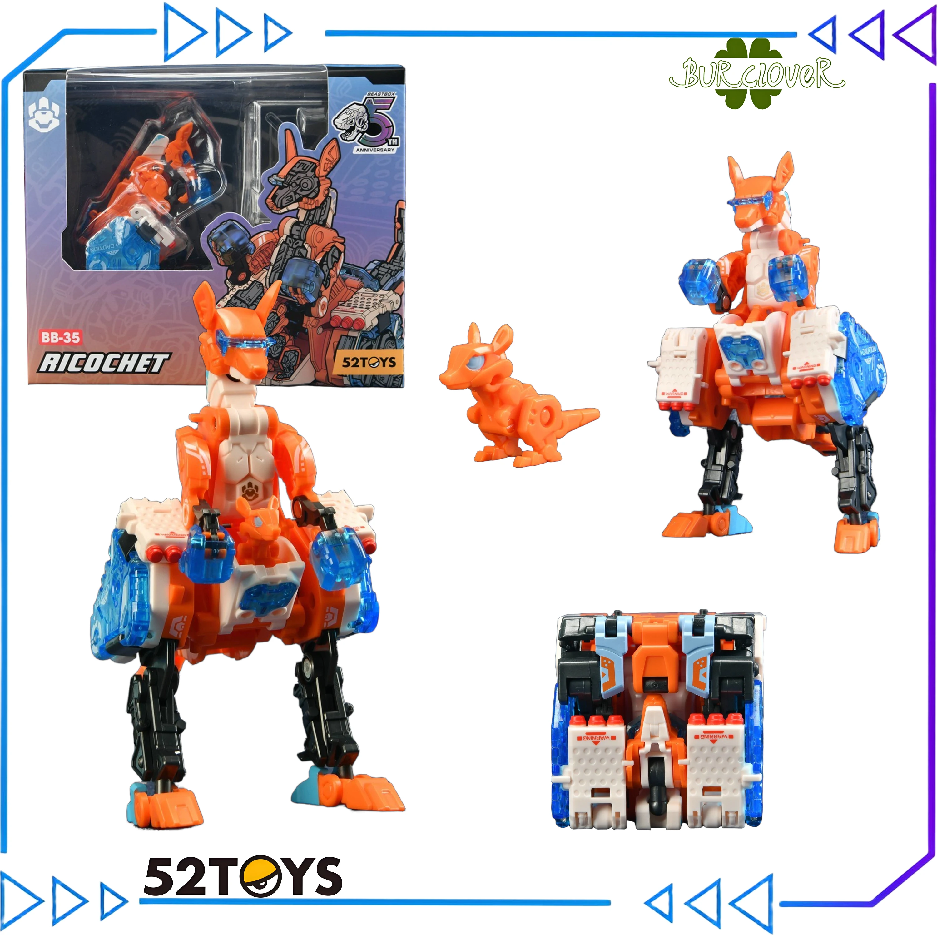 Фото HIGH PLAYABILITY 52TOYS BEASTBOX FLYING BIRD CLAN BB-35 RICOCHET ANIMAL FIGURE ROBOTS TOYSFOR №1