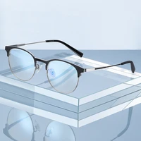 men pure titanium optical prescription eyewear full rim eyeglasses frame male business style high quality new pt906