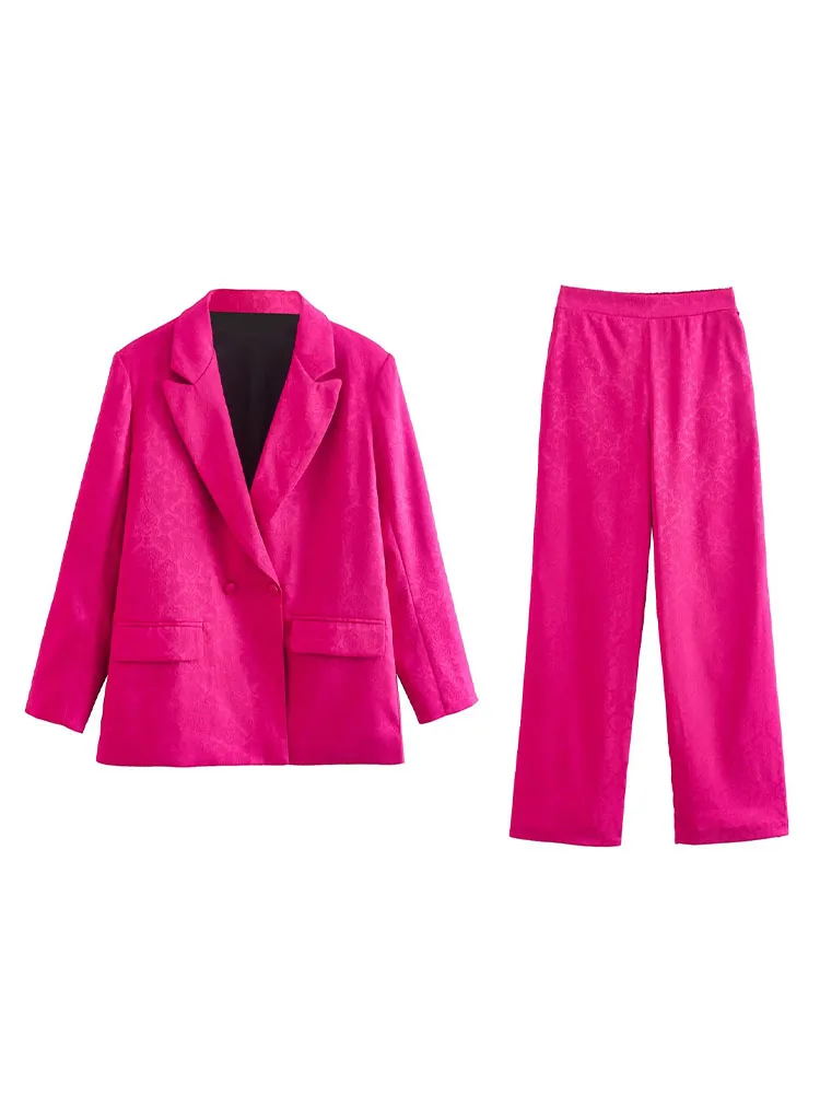 

Женский жаккардовый Блейзер PB & ZA, винтажный жаккардовый блейзер с длинным рукавом, верхняя одежда для осени, 1971340, 2022