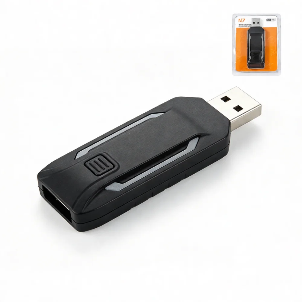 Фото Приемник игрового руля N7 для консоли PS5 Slim, преобразователь сигнала, адаптер для подключения геймпадов PXN V3, V900, V9. №2