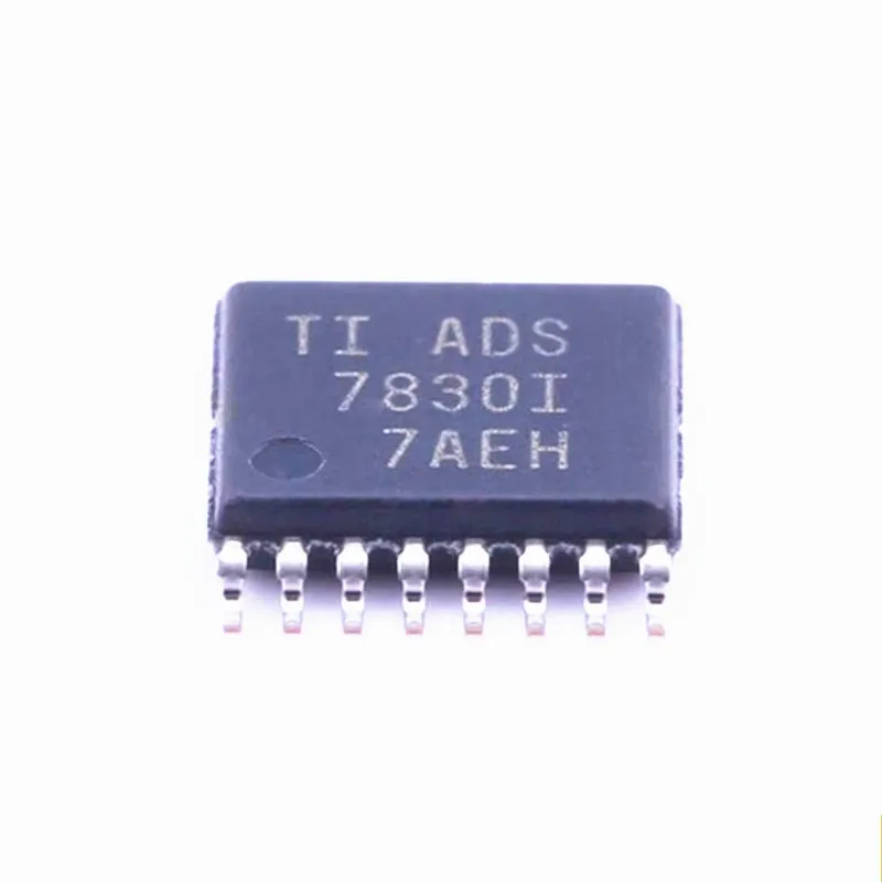 

10pcs/Lot ADS7830IPWR TSSOP-16 ADS7830I Analog to Digital Converters - ADC 8-Bit 8-Ch Sampling w/I2C Interface