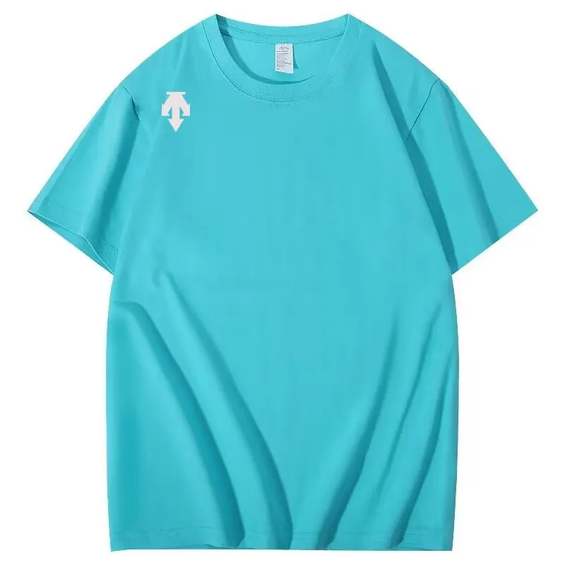 2023 Men's Casual Crewneck T-shirt Summer Embroidered Short Sleeve