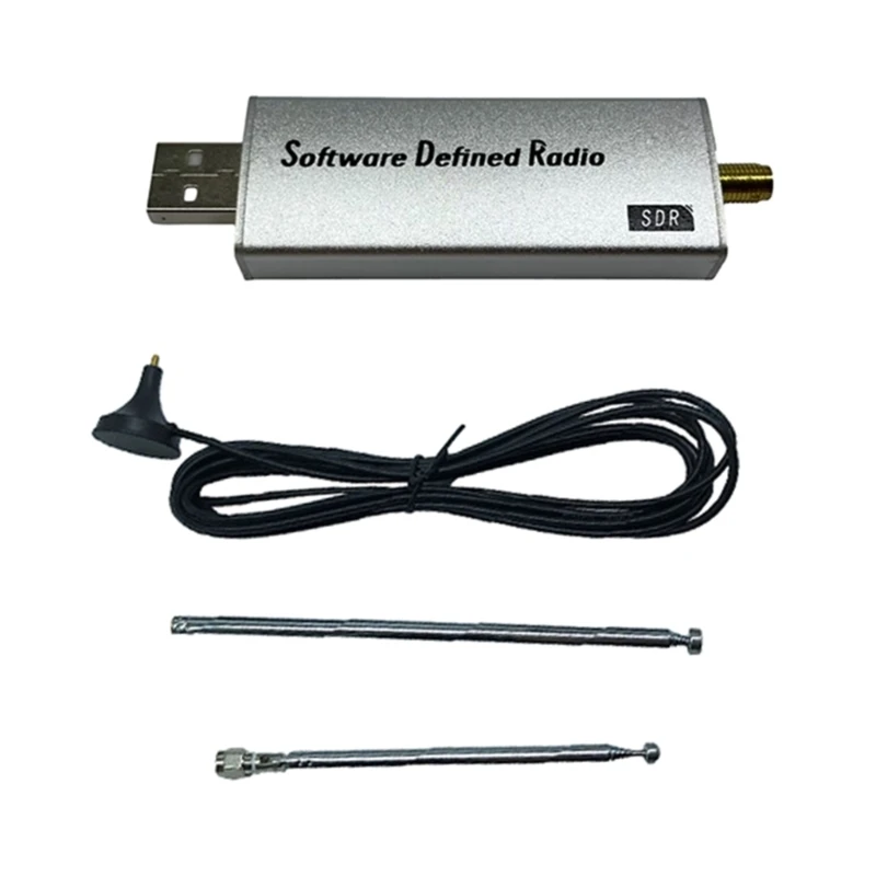 

Aluminium Receiver Wide Frequency Ranges 10KHz 2GHz USB Multifunctional Radio Receiver for Broadcast P9JD
