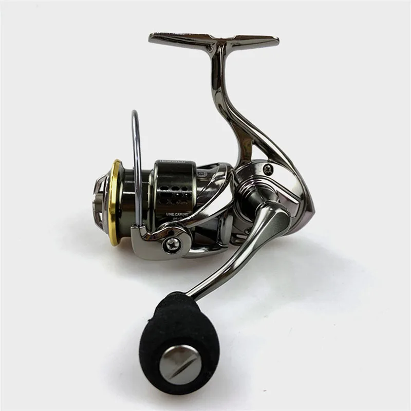 

Metal Fishing Reel 5.2:1 9+1Bb Stainless Steel Bearings Spinning Wheel with Eva Handle Slanted Shallow Line Cup Reels