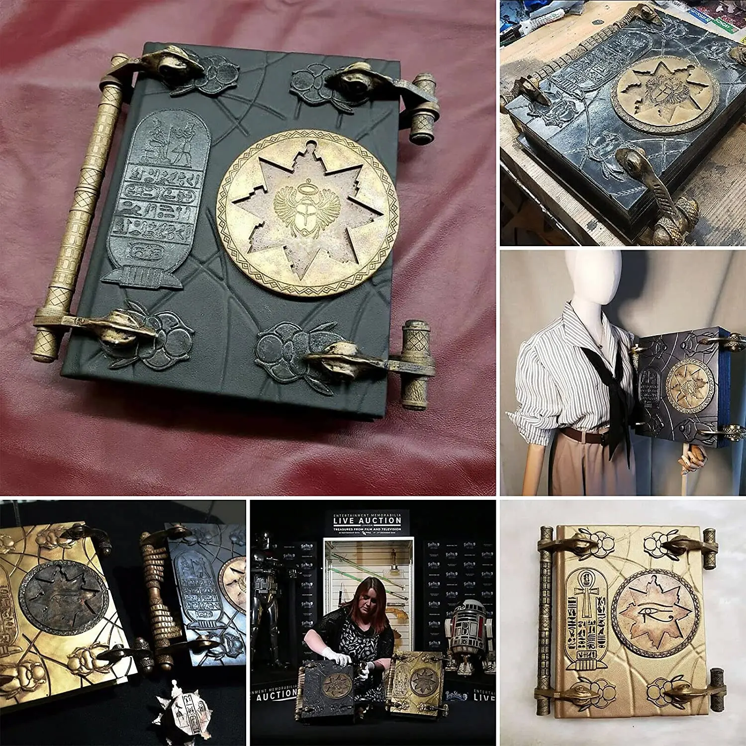 

2022 New 20x15CM Book of The Dead - Mummy Prop Replica Home Decoration