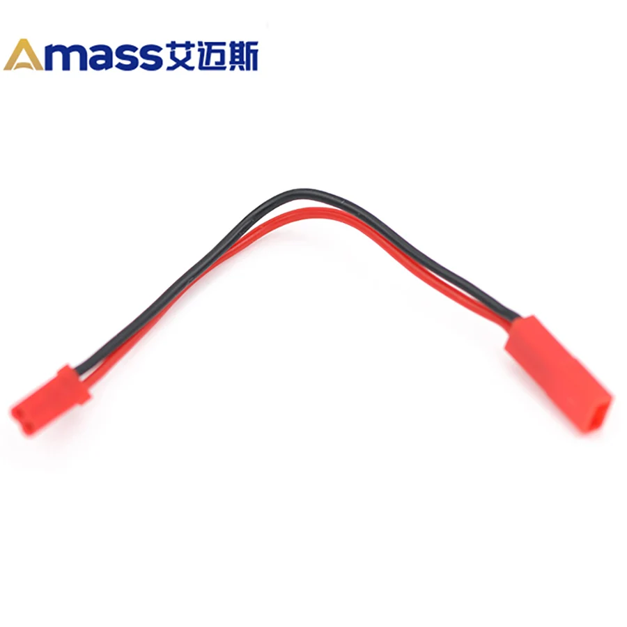 Free Shipping 5 Pcs Amass Produced Jst Extension Cord and Wire Cable 20awg Soft Silicone Cable Length 10cm