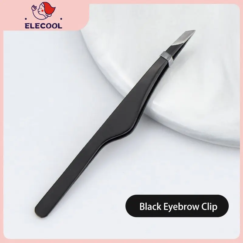 

Beauty Stainless Steel Eyebrow Curlers Eyelashes Double Eyelid Stickers Makeup Eyebrows Oblique Mouth Tweezers Eyebrow Pliers