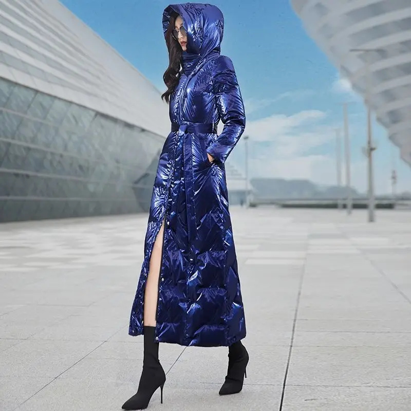 Новинка Зима 2022 Женская хлопковая куртка средней длины непродуваемое Женское