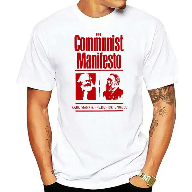

Camiseta para hombre del pop-movil, ropa para parte superior masculina, de la izquierda, del comunista de Rusia y ENGELS, 2022