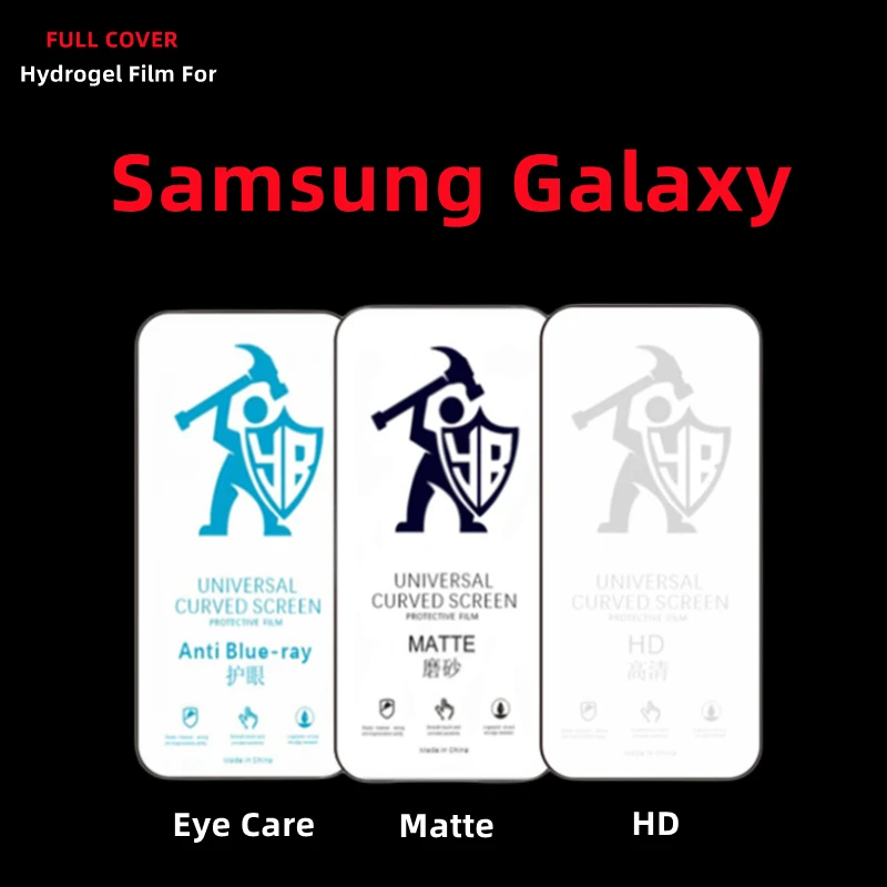 

4 шт. матовые Защитные пленки для Samsung Galaxy S20 S21 S22 S23 Note10 Note20 Ultra HD Гидрогелевая пленка для Galaxy A33 A50 A51 A53