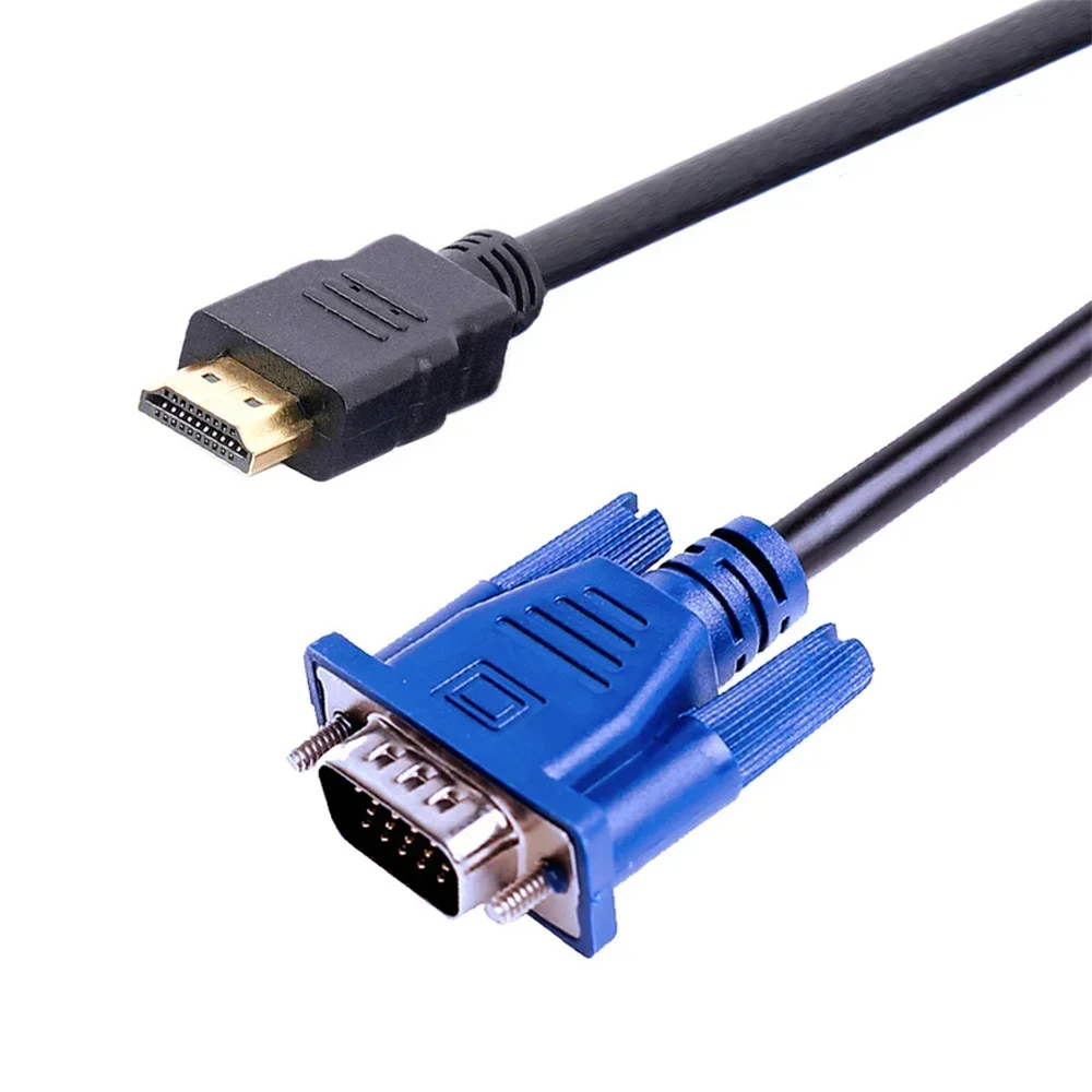 Совместимый с HDMI штекер-VGA штекер цифровой аналоговый 1 5 M активный разъем шнур 1080P