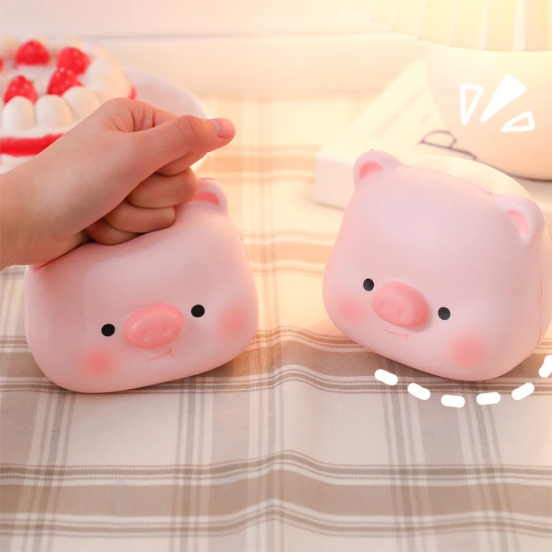 

Squeezing Toy Decompression Artifact Decompression Small Toy Pressing Slow Rebound Vent Pig Children Gift Cute Doll Puppet