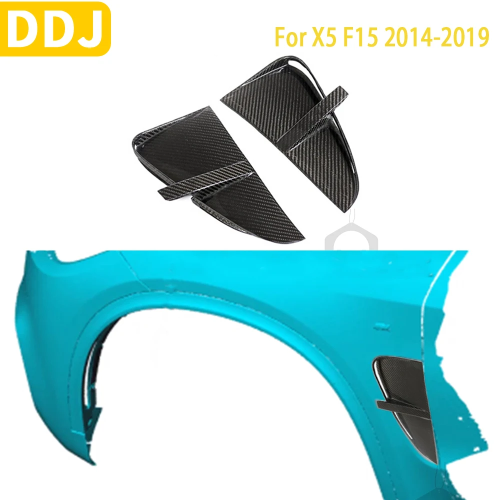 

Аксессуары для BMW X5 F15 2014-2019, сменный стильный аксессуар JC, боковое крыло автомобиля из углеродного волокна, декоративная крышка на вентиляционное отверстие, сменная отделка