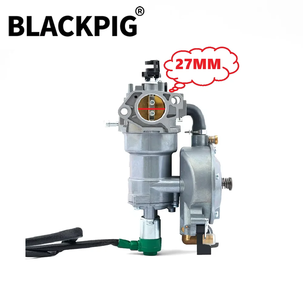 Фото 5 кВт 8 кВт EG6500 188F 190F 192F генератор LPG карбюратор двойной комплект для переоборудования топлива для деталей генератора 390cc/420cc смещение №3