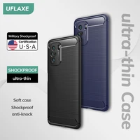 uflaxe original soft silicone case for xiaomi redmi k40 pro back cover ultra thin shockproof casing