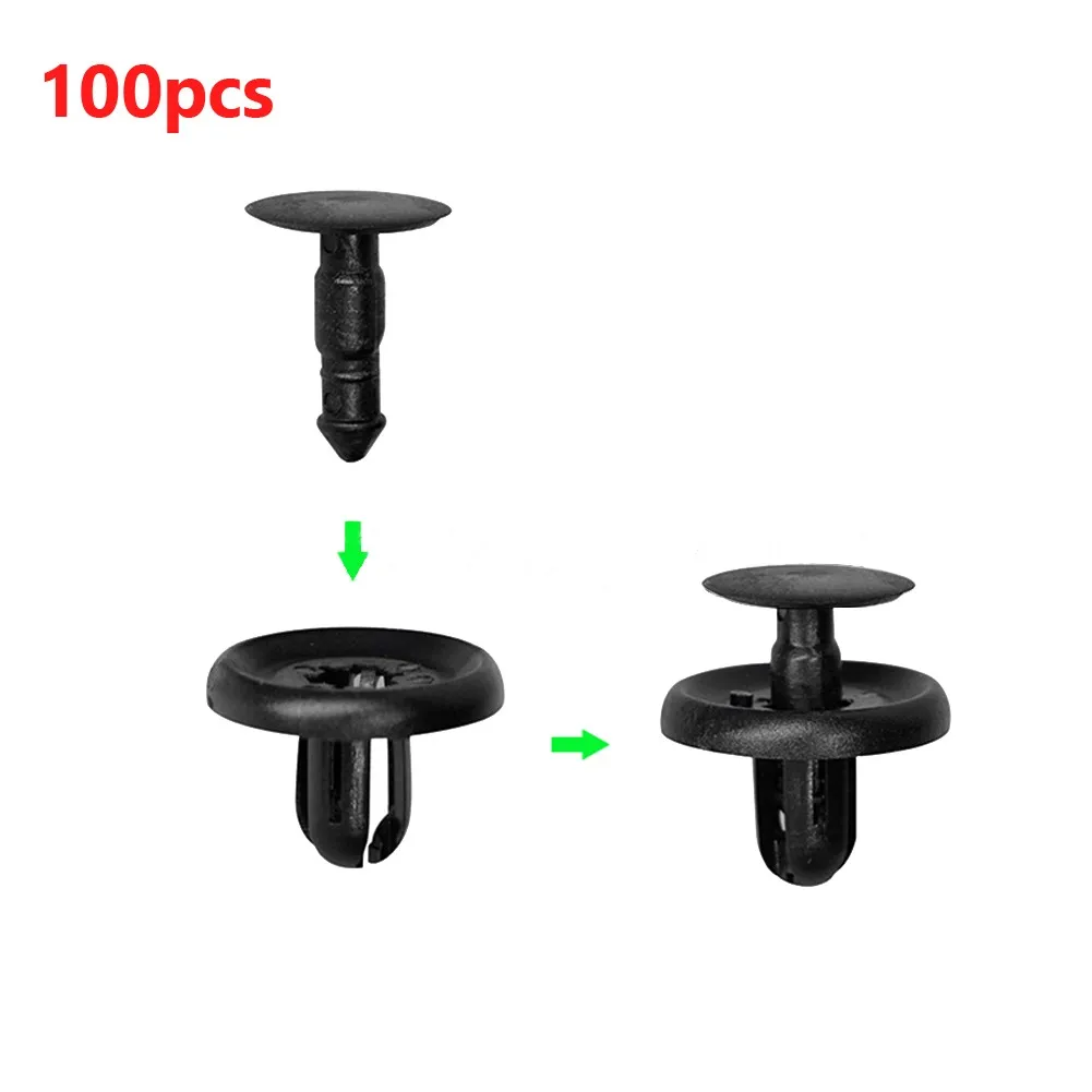 

100x Vehicle Car Bumper Door Panel Fender Liner Clips Retainer Plastic Auto Fasteners Rivets Clips For TOYOTA For Lexus