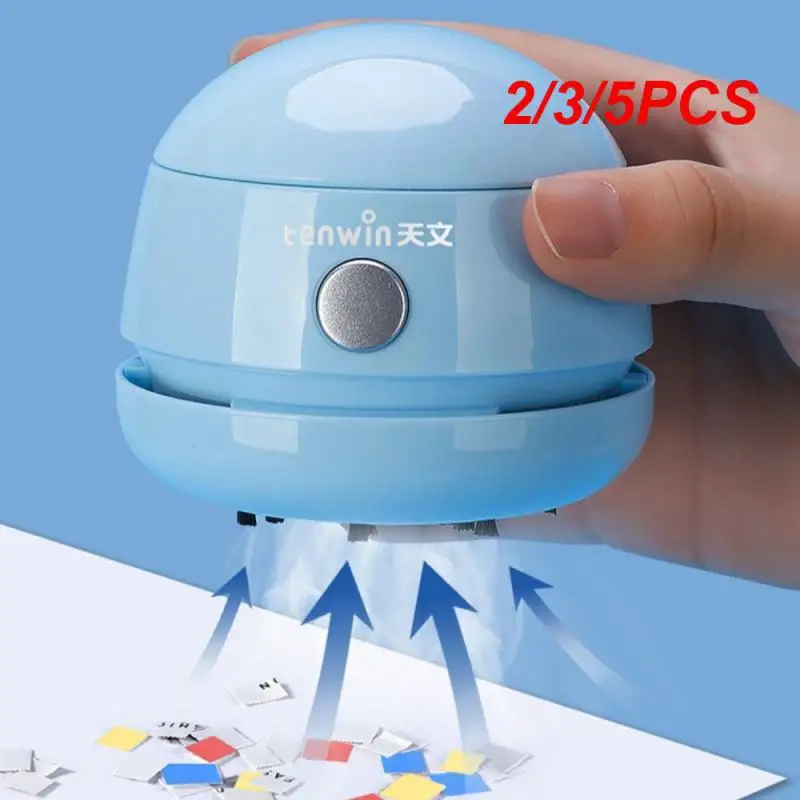 

2/3/5PCS Desktop Vacuum Cleaner Portable Rechargeable For Home Office School Pencil Crumbs Usb Charging Mini Christmas Gift
