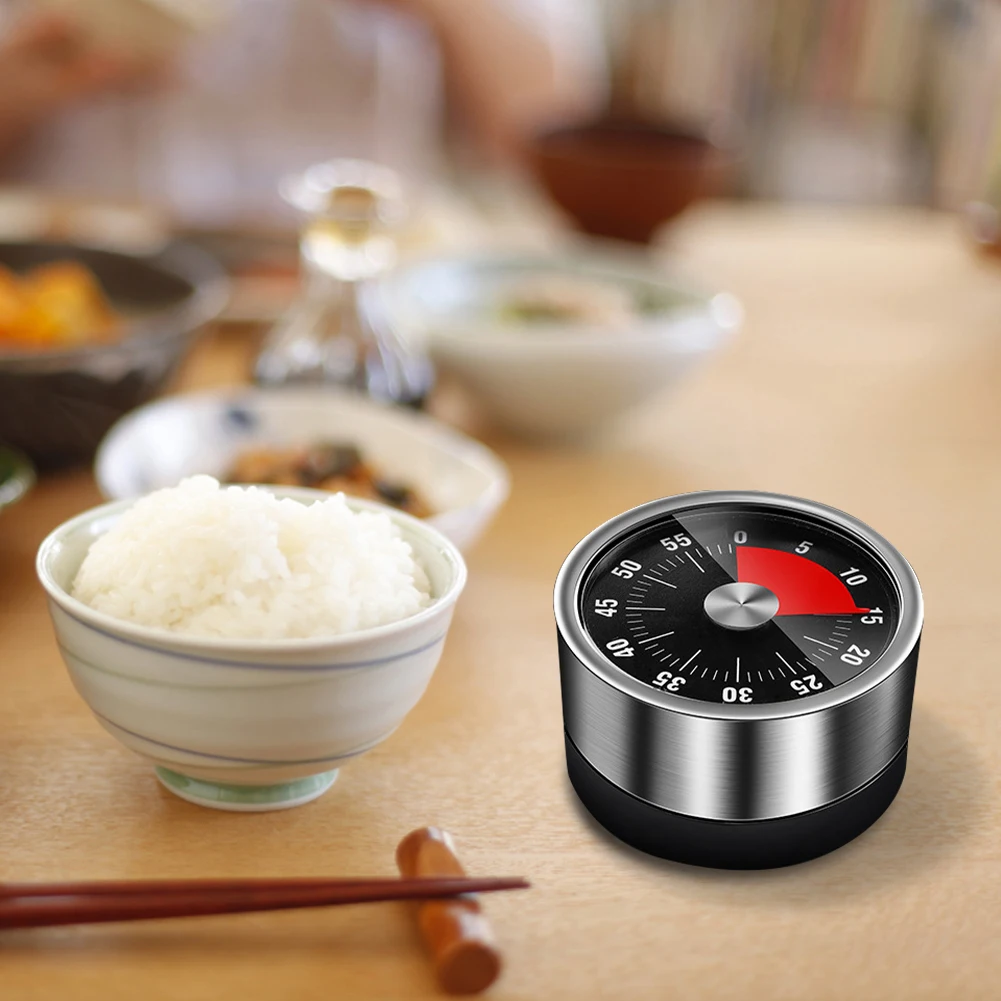 

Timekeeping Steel Portable Steaming Stainless Baking Kitchen Visual Accurate For Timing Cooking No Battery Timer Timer Magnetic