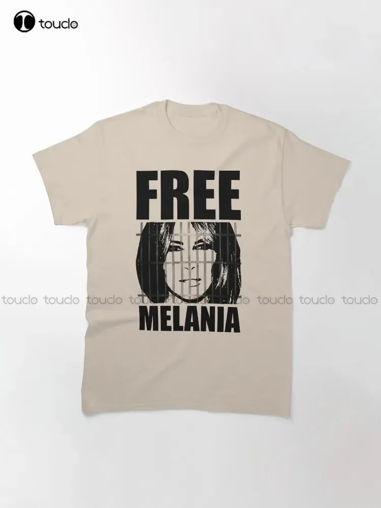 Трендовая футболка Free Melania белая классическая рубашка для мужчин забавная