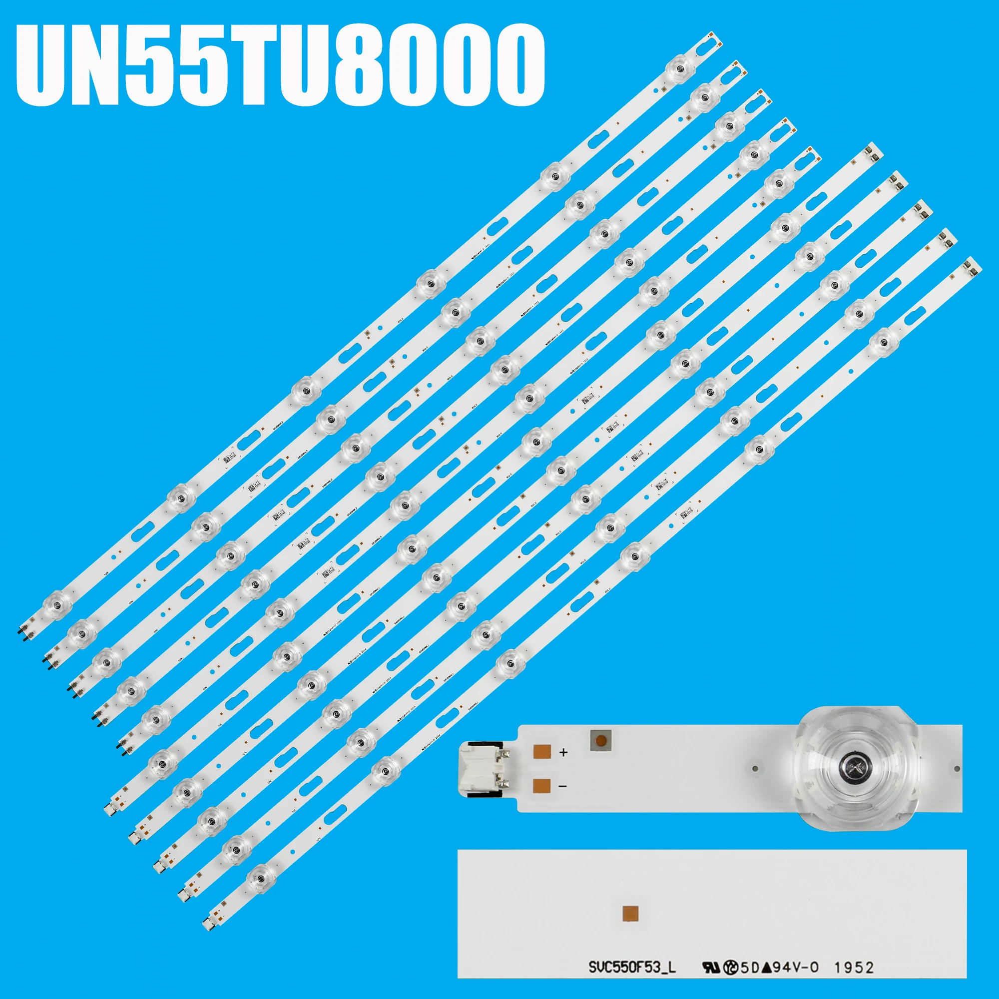 

Светодиодная подсветка для Samsung UE55TU8570U UE55TU7105K UE55TU7170U UE55TU7005K UE55TU7005 UE55TU7000 55TU7000 BN96-50316A 50315A