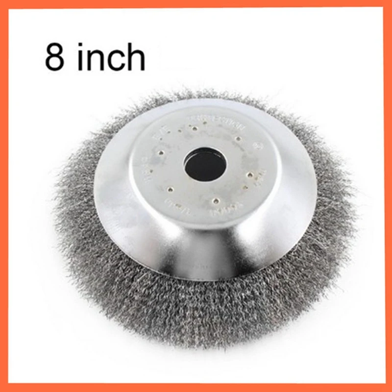 

6X20cm Trimmer Head Thin Steel Wire Brush Weeding Plate For Lawn Mower Garden Weed Brush Cutter Tools Accessories