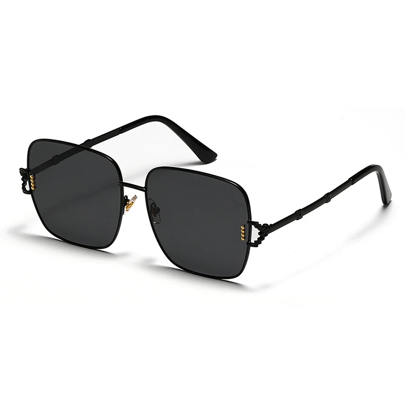 DDDLONG Retro Fashion Square Sunglasses Women Men Metal Sun Glasses Classic Vintage UV400 Outdoor Oculos De Sol D93