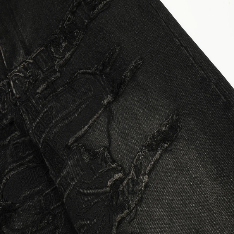 Мужские состаренные джинсы с прямыми штанинами Y/Project винтажные ковбойские брюки