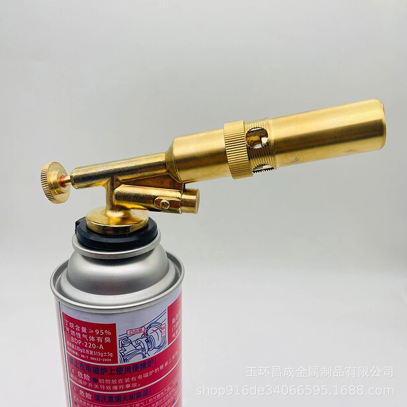 

1Pc Welding Burner Flame Gas Torch Flame Blowtorch Cooking Soldering Butane AutoIgnition Gas-Burner Lighter Heating