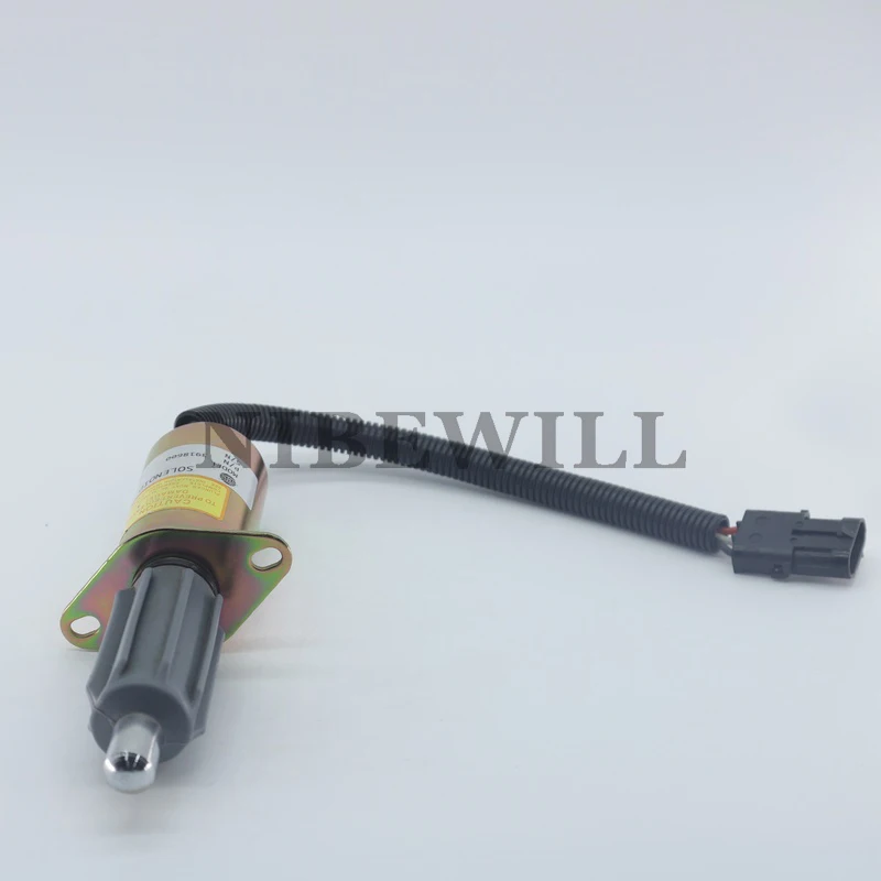 Фото Аксессуары для двигателей Cummins 6CT 6CTA 8.3L: электромагнитный клапан остановки двигателя 3918600 12V №2