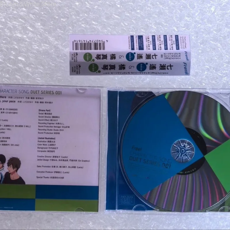 Фото Аниме бесплатно! Музыкальный CD-диск с песнями персонажей Нанасе Харуки и Такибаны Макото из «Клуба плавания Иватоби» – подарок для фанатов Walkman №2