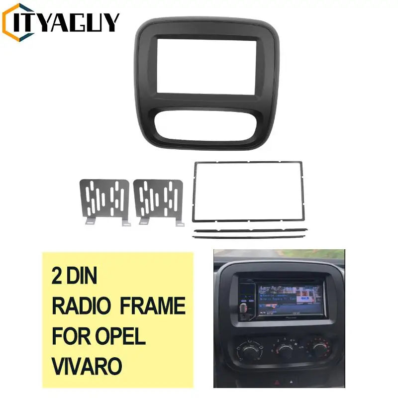 Автомобильная аудиосистема 2 Din DVD Fascia Для вверх Renault Trafic Opel Vivaro 2015 + Установочная