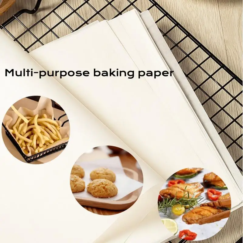 Бумага Для Выпечки 6x8 Дюймов Упаковка 100 Листов Предварительно Вырезанная