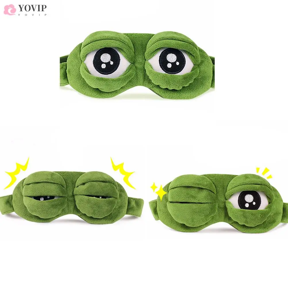 

1 шт., 3d-маска для сна в виде лягушки