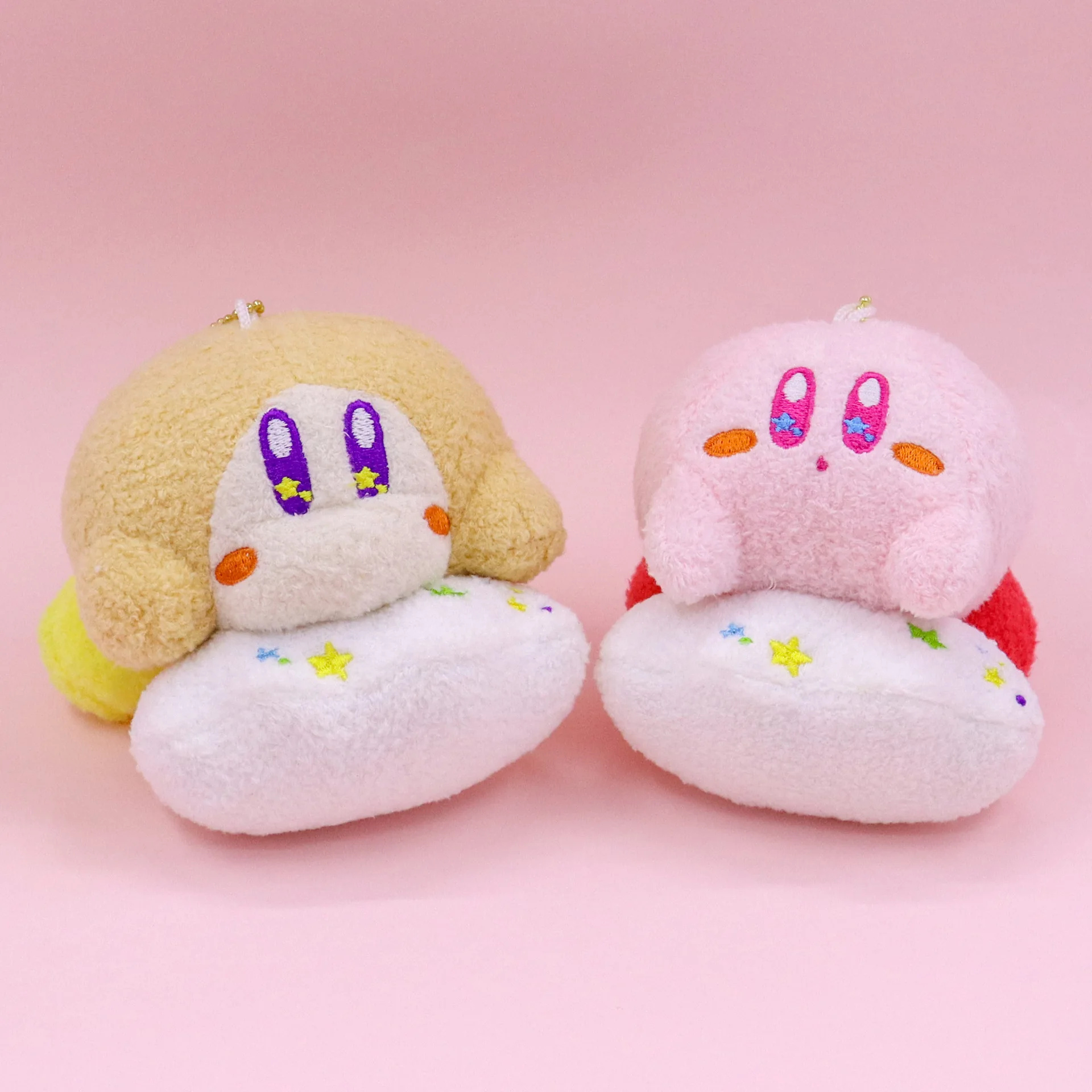 

Plush toy Kawaii cloud star Kirby Vadodi plush doll anime figure bag pendant key face Kirby pendant action figure kids gift toy