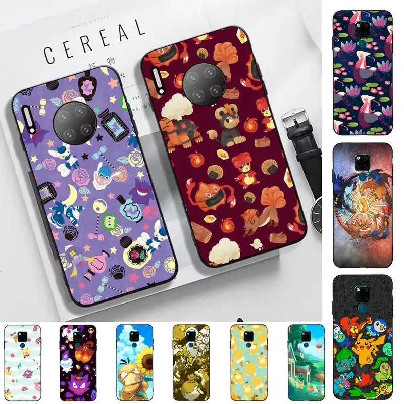 

Bandai Pokemon Phone Case for Huawei Mate 20 10 9 40 30 lite pro X Nova 2 3i 7se