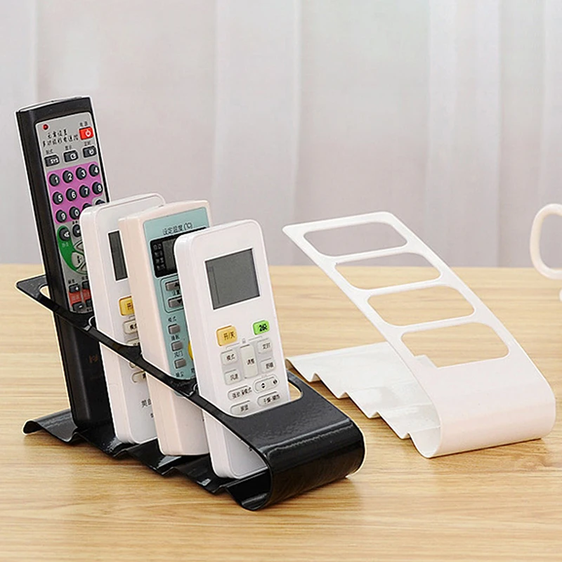 

4-Grid TV Air Conditioning Remote Control Stand Holder Storage Container Desktop Sundries Storage Box Home Storage Holders Rack
