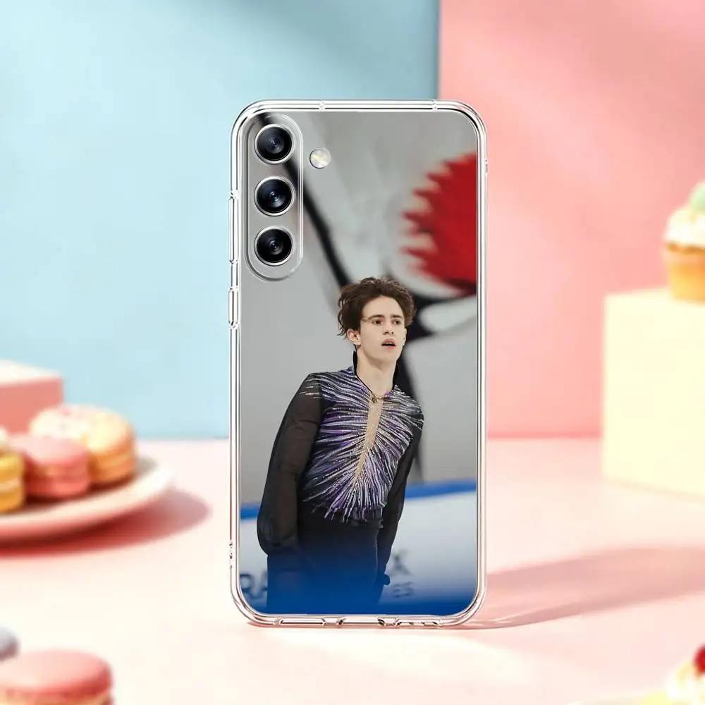Фото Чехол для телефона с изображением фигуристов М-Михаила Шайдорова для Samsung Galaxy A91,80,73,72,71,53,52,32,31,22,21s,20, прозрачный мягкий чехол №4
