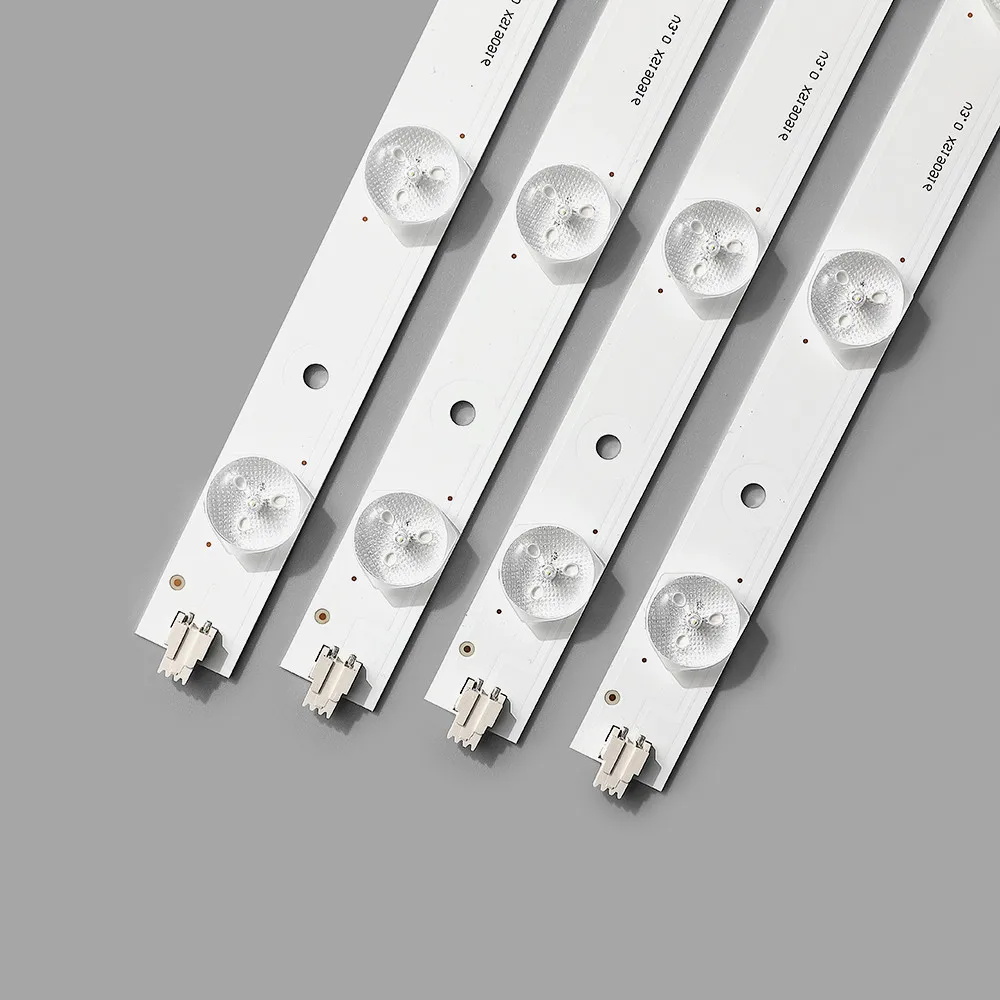 100% New 8PCS LED Backlight Strip Bar 7+7 Lamp For 180-W00-390000H IC-B-HWT39D060L IC-B-HWT39D060R V390HJ1-P02 T390HVN01.0