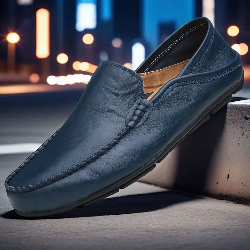 Vanmie зимние мужские лоферы обувь повседневные из искусственной кожи теплая