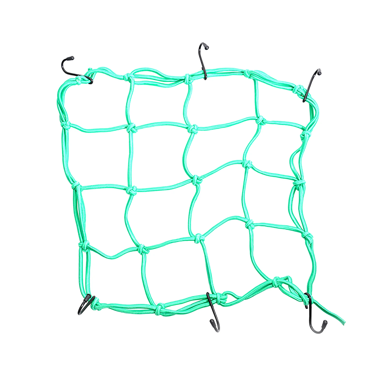 

Грузовая сеть мотоцикла Mesh Bungee Универсальный багажный удерживающий эластичный с 6 крючками сверхэластичный сверхпрочный для хранения скут...