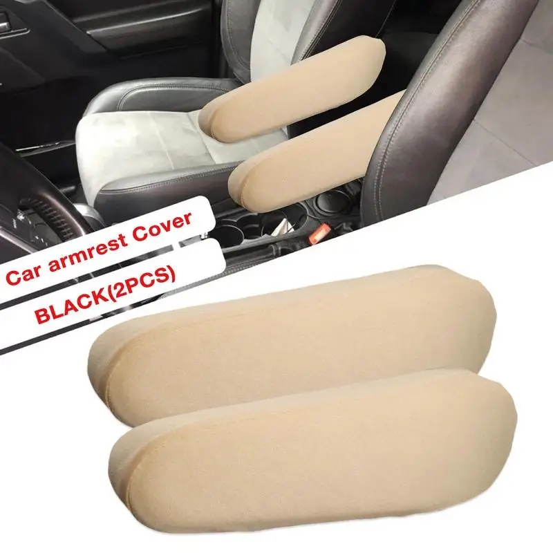 

1 Pair Car Armrest Cover Elasticity Cloth Fabric Car Centre Console Armrest Protector Universal For Car Trucks SUVs Seats