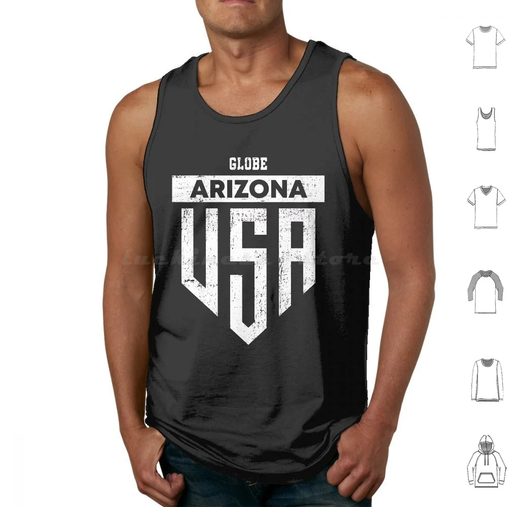 

Globe Arizona Tank Tops Print Cotton Globe Arizona Arizona Arizona Ctiy Arizona State Globe Arizona Globe Globe