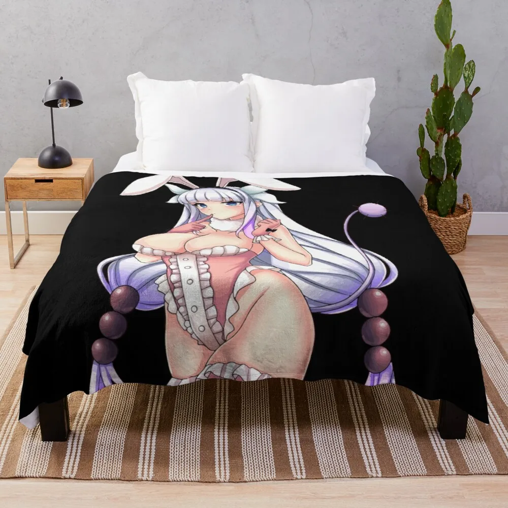 

Декоративное одеяло Kanna Waifu Bunny для косплея, большое пушистое одеяло