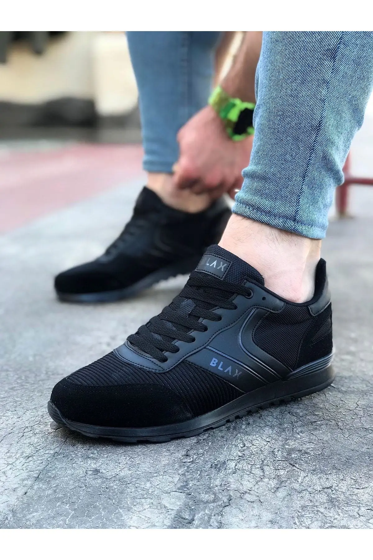 

BOA Male Sports Shoes Charcoal Color Casual Outsole Lace-Up New Generation Original Design Brand Model Young Trend Style Stylish Fall WG014