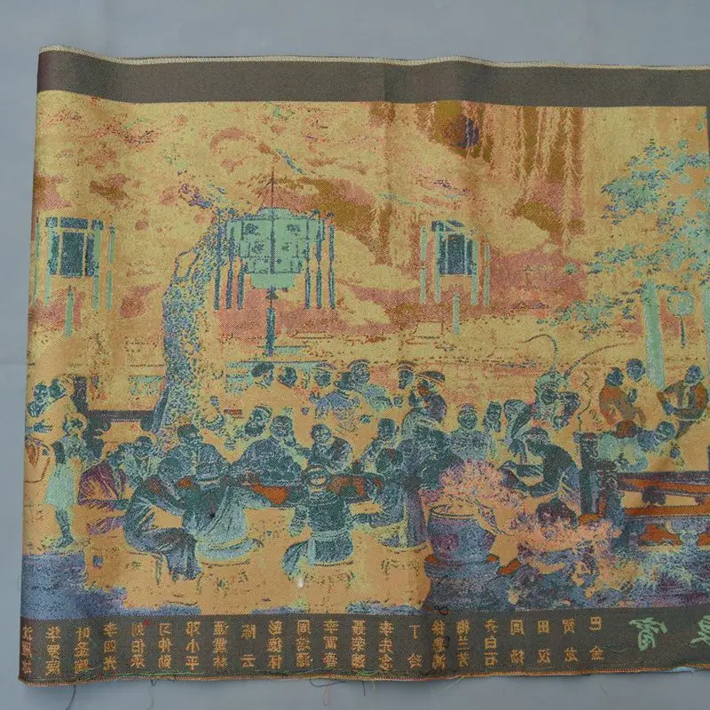 Вышитый шёлковый фон с вышивкой Thangka | Дом и сад