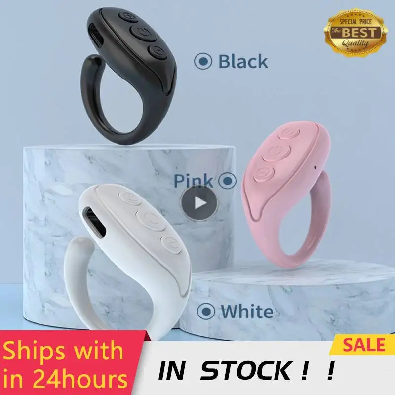

2022 Rechargeable Bluetooth-compatible Remote Control ButtonCharging Wireless Controller Video Selfie Shutter For Android Ios