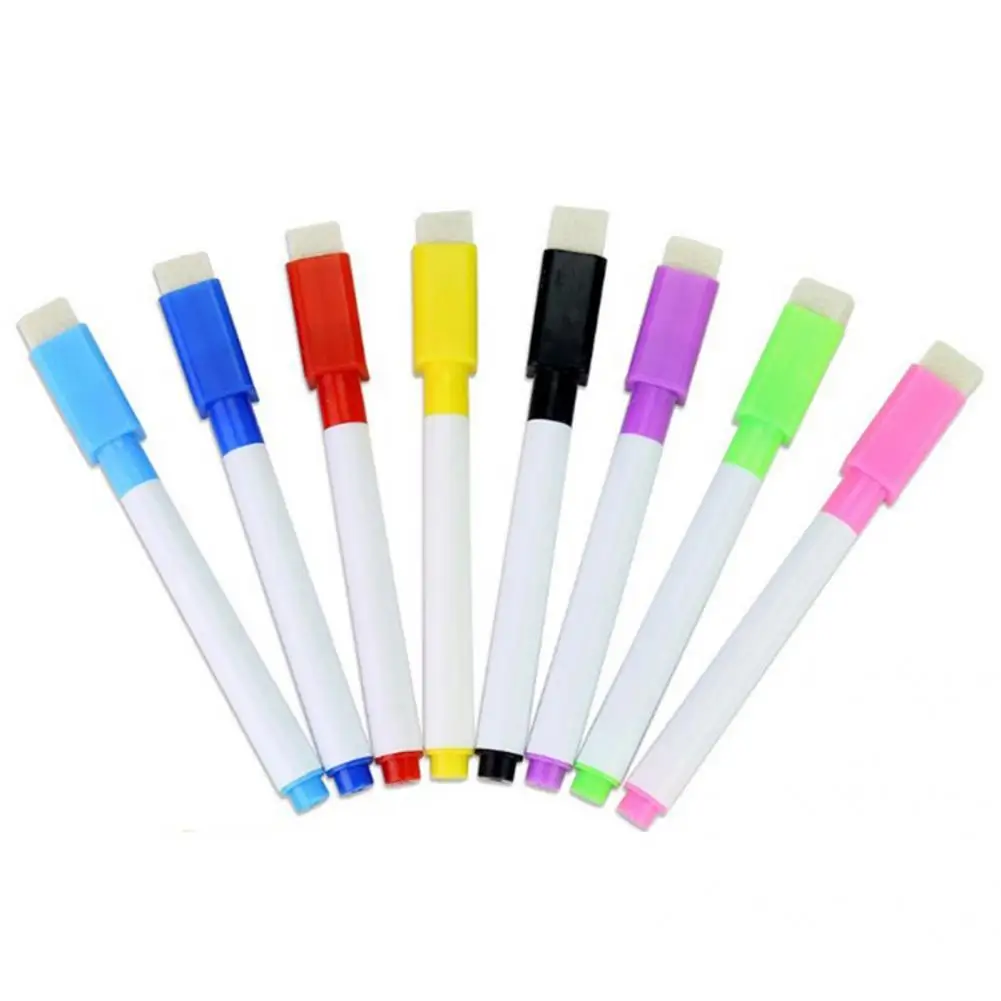 

8Pcs Painting Pens Chic Plastic Universal Compact Color Gel Ink Pen Stationery Supplies Marking Pen Watercolor Markers