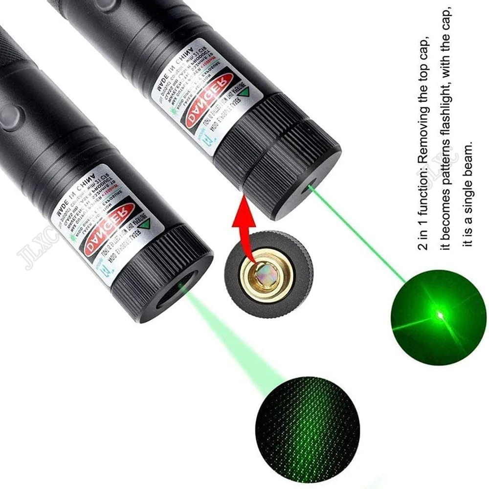 Портативная высокомощная зеленая указка перезаряжаемая красная ультра-дальняя