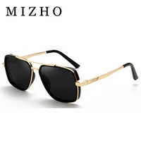 mizho brand tony stark iron man sunglasses for men driving fashion cool high quality driving polarized sun glasses uv protection